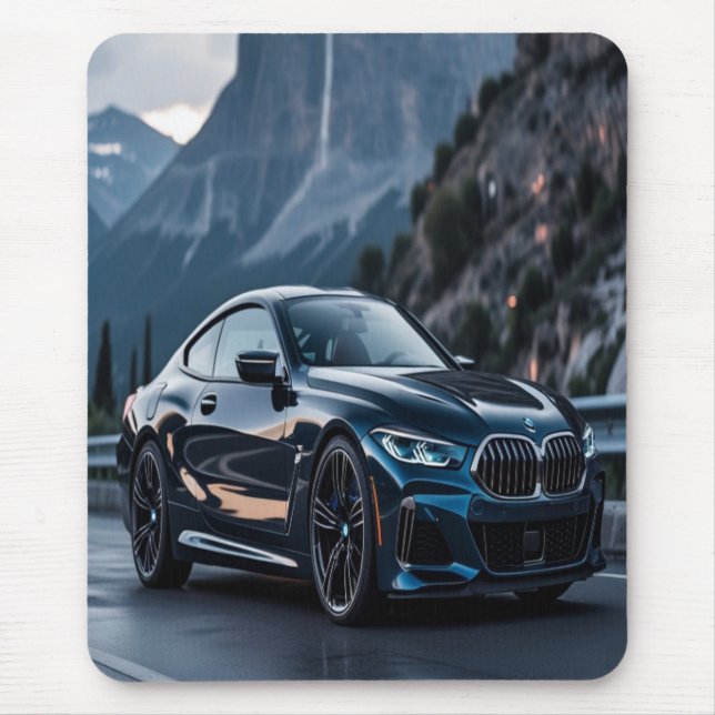Tapis De Souris Gras BMW Dream Car Design - Sleek Luxe pour Auto (Devant)