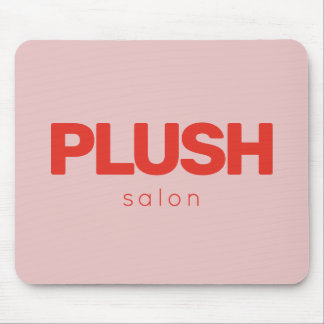 Tapis De Souris Gras Pink and Red Modern Business Personnalisé