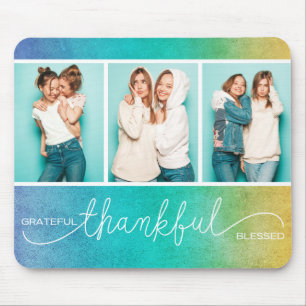 Tapis De Souris Grateful Merci béni moderne Trois photo