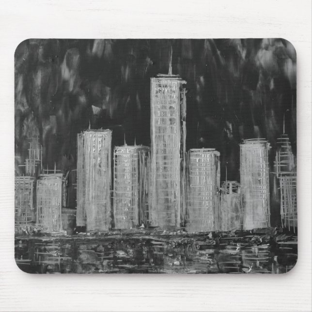 Tapis De Souris Gratte-ciel Mousepad de New York (Devant)