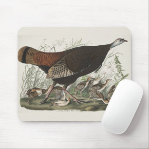 Tapis De Souris Gravure vintage d'Audubon représentant une femelle
