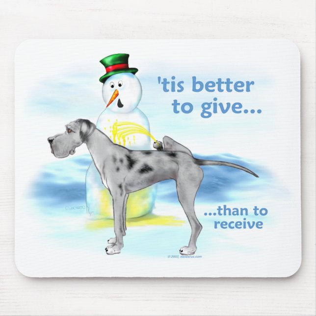 Tapis De Souris Great Dane BTG Merle UC (Devant)