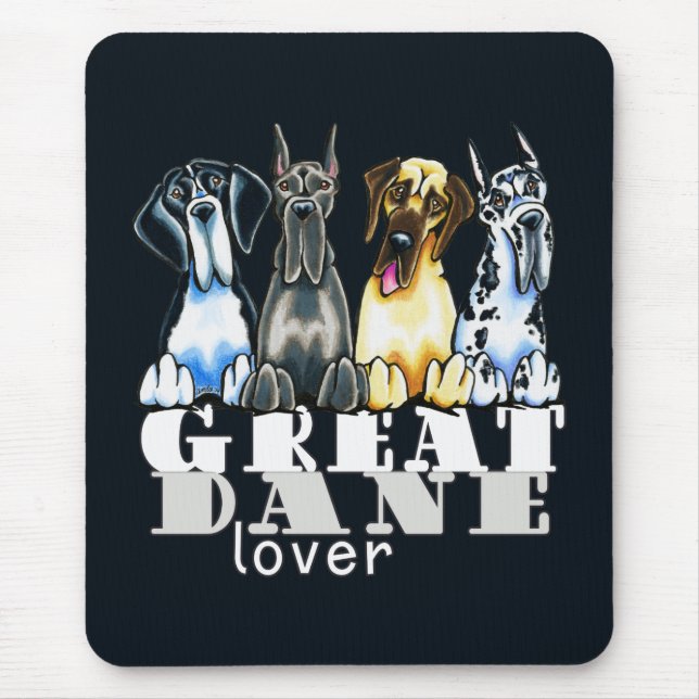 Tapis De Souris Great Dane Lover (Devant)