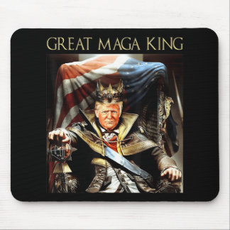 Tapis De Souris Great Mega King USA Flag Fier Ultra Maga Trump