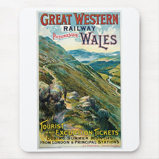 Tapis De Souris Great Western Railway ~ Pays de Galles (Devant)