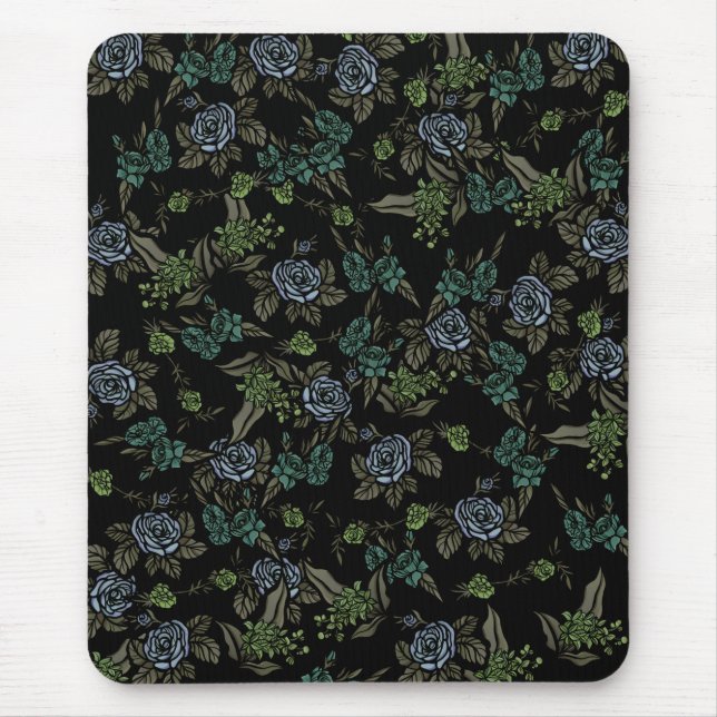Tapis De Souris Green Earth Flowers (Devant)