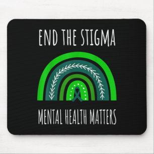 Tapis De Souris Green Rainbow End La Stigmatisation La Santé Menta