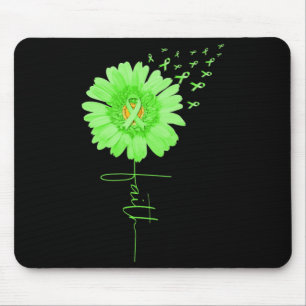Tapis De Souris Green Ribbon Daisy Faith Sensibilisation à la sant