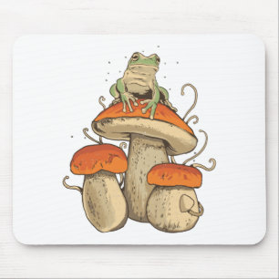 Tapis De Souris Grenouille aux champignons