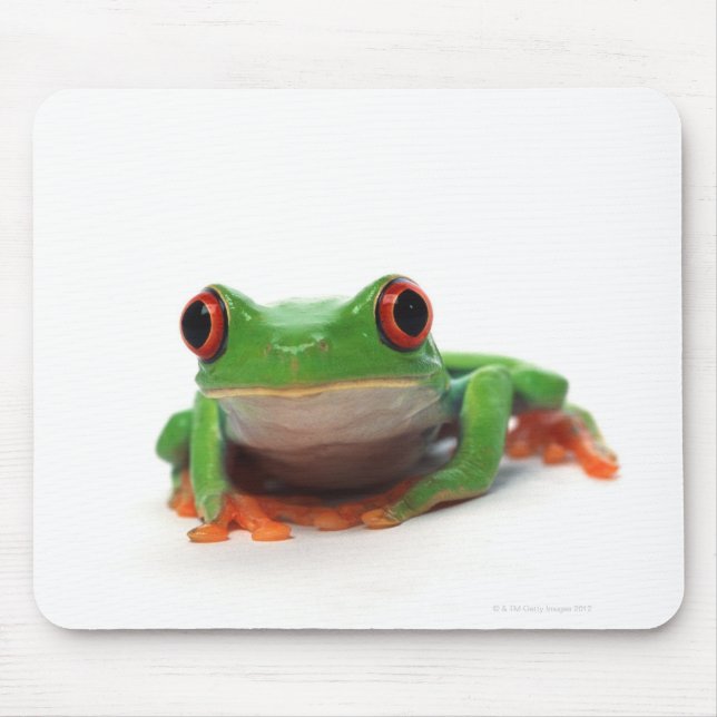 Tapis De Souris Grenouille aux yeux rouges 2 (Devant)