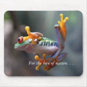 Tapis De Souris Grenouille colorée