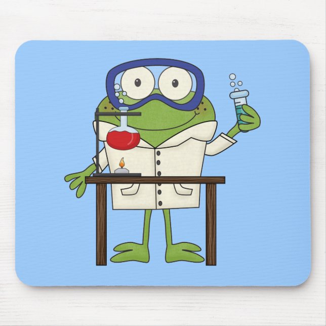 Tapis De Souris Grenouille dans le laboratoire de la Science (Devant)