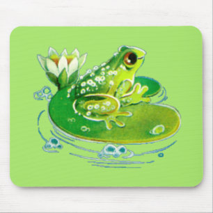 Tapis De Souris Grenouille dans un étang Mousepad