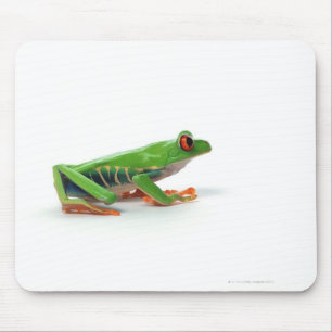 Tapis De Souris Grenouille d'arbre observée par rouge