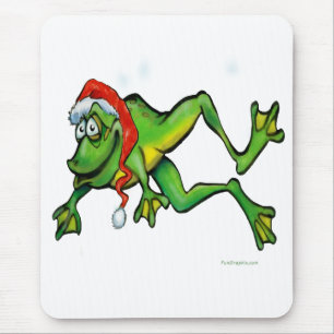 Tapis De Souris Grenouille de Noël