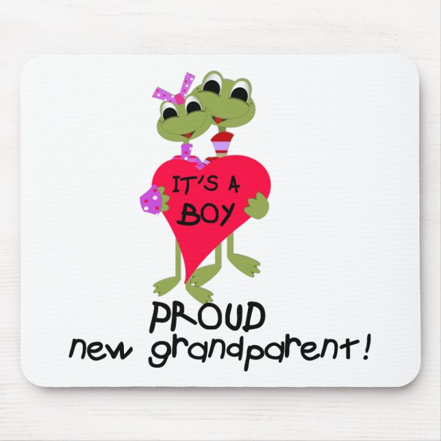 Tapis De Souris Grenouille grand-parent de tee-shirts et cadeaux d (Devant)