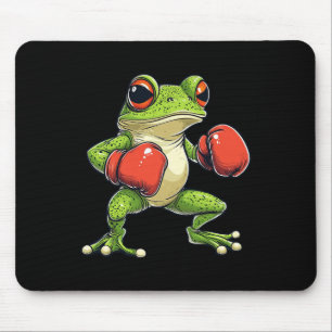 Tapis De Souris Grenouille Habillée Comme Une Boîtière Drôle