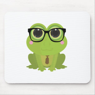 Tapis De Souris Grenouille Nerd