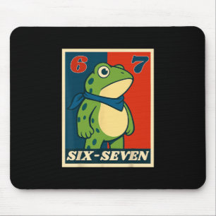 Tapis De Souris Grenouille Six Sept Drôle 6 7 Mème Langage Gén Alp