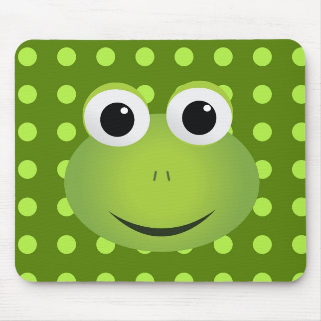 Tapis De Souris Grenouille verte Mousepad (Devant)