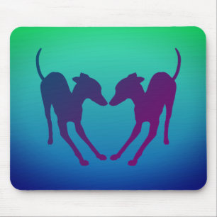 Tapis De Souris Greyhounds italien IG jouant