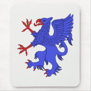 Tapis De Souris Griffin Rampant Azure