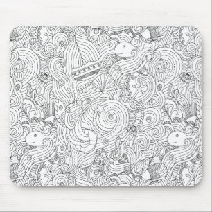 Tapis De Souris Griffonnage nautique