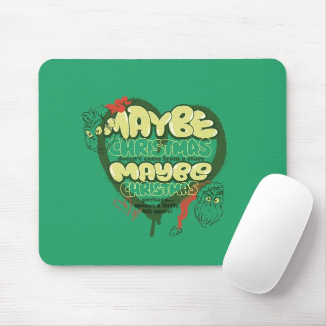 Tapis De Souris Grille | Citation de Noël (Avec souris)