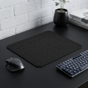 Tapis De Souris Grille Géométrique Industrielle Carbone Noir Minim