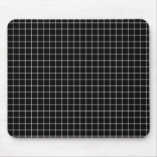 TAPIS DE SOURIS GRILLE NOIRE ET BLANCHE
