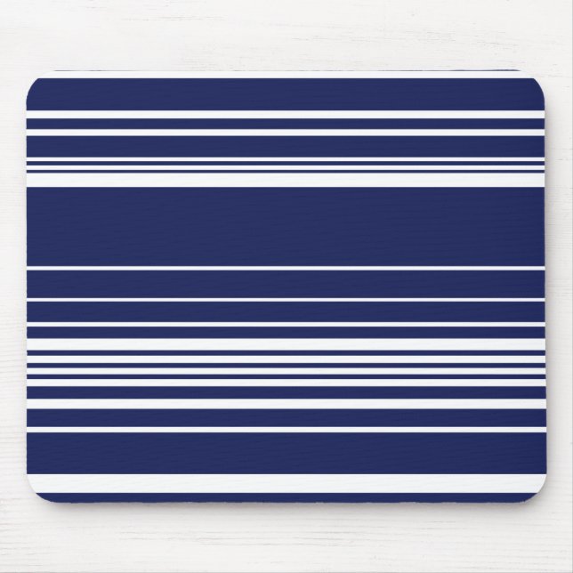Tapis De Souris Grilles complexes - Bleu (Devant)