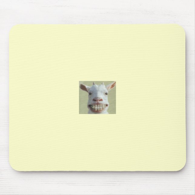 Tapis De Souris Grimacerie de la chèvre Mousepad (Devant)