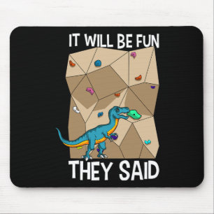 Tapis De Souris Grimpeur de blocs Blocqueur Dinosaure artificiel C