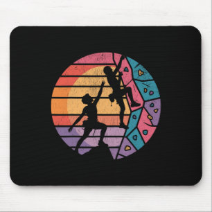 Tapis De Souris Grimpeur de montagnes gratuit drôle d'escalade de
