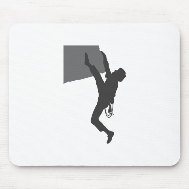 Tapis De Souris Grimpeur de roche Mousepad (Devant)