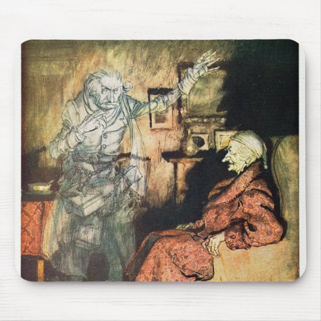 Tapis De Souris Grippe-sou et le fantôme de Marley (Devant)