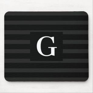 Tapis De Souris Gris noir simple et gris foncé