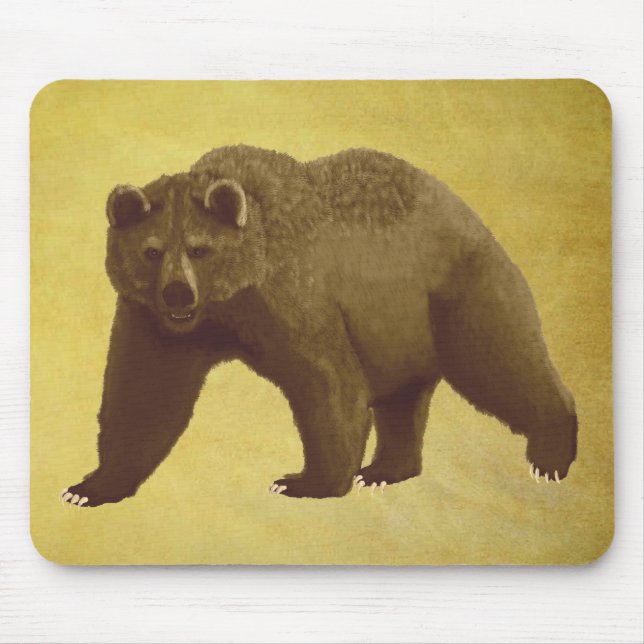 Tapis De Souris Grizzly Bear (Devant)