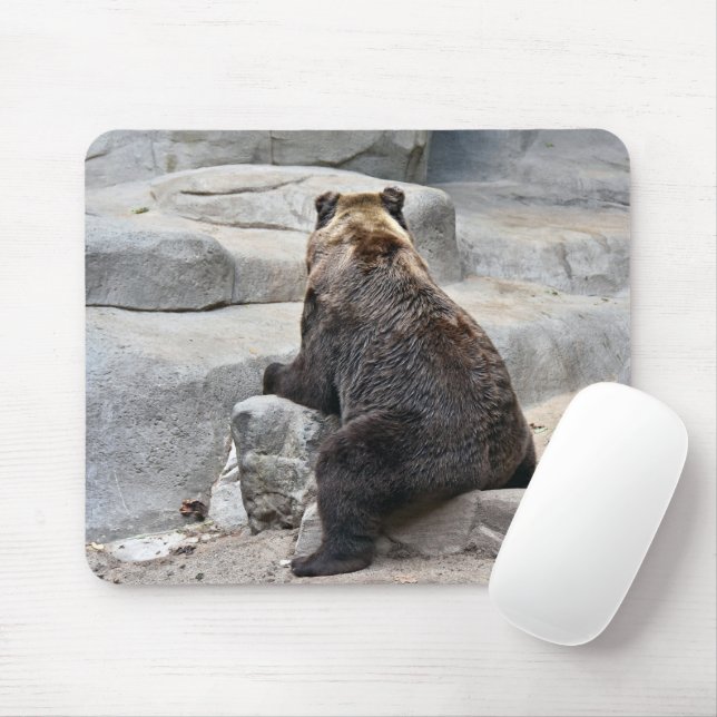 Tapis De Souris Grizzly Bear (Avec souris)