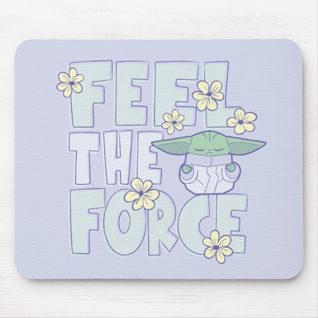 Tapis De Souris Grogu | Feel the Force (Devant)