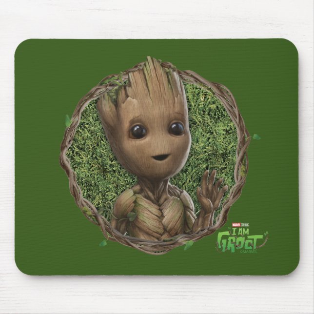 Tapis De Souris Groot Framed Badge (Devant)