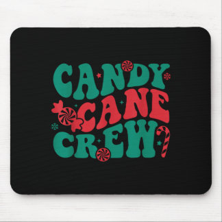 Tapis De Souris Groovy Candy Cane Crew Matching Family Group Squad