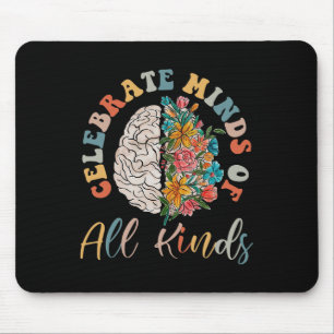 Tapis De Souris Groovy Célébrer les Esprits de Toutes Sortes Neuro