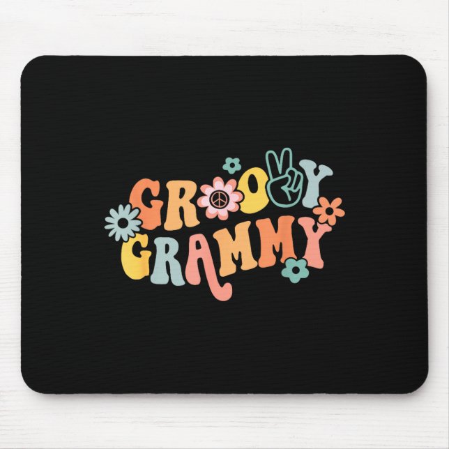 Tapis De Souris Groovy Grammy One Thankful Grammy Valentines Day M (Devant)