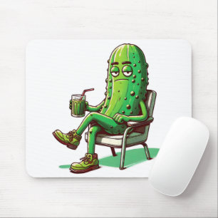 Tapis De Souris Gros Dill Picker dans une chaise