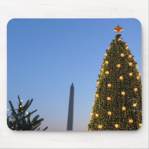 Tapis De Souris Gros et petits arbres de Noël II Vacances à DC