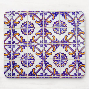 Tapis De Souris Gros plan motif de carreaux, Portugal