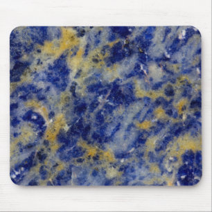 Tapis De Souris Gros plan sur une sodalite bleue