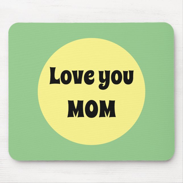 Tapis De Souris Gros point jaune (Devant)