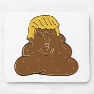 Tapis De Souris Grosse dunette d'Emoji d'atout